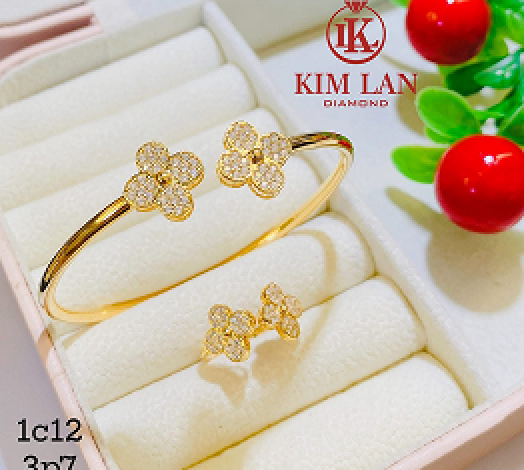 Bộ Trang Sức Kim Cương KTJ 275